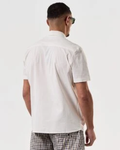 Weekend Offender Barboza Pocket Shirt White 11 Weekend Offender Barboza Pocket Shirt White -Clothing Shop SHSS2408 BARBOZA WHITE 7435