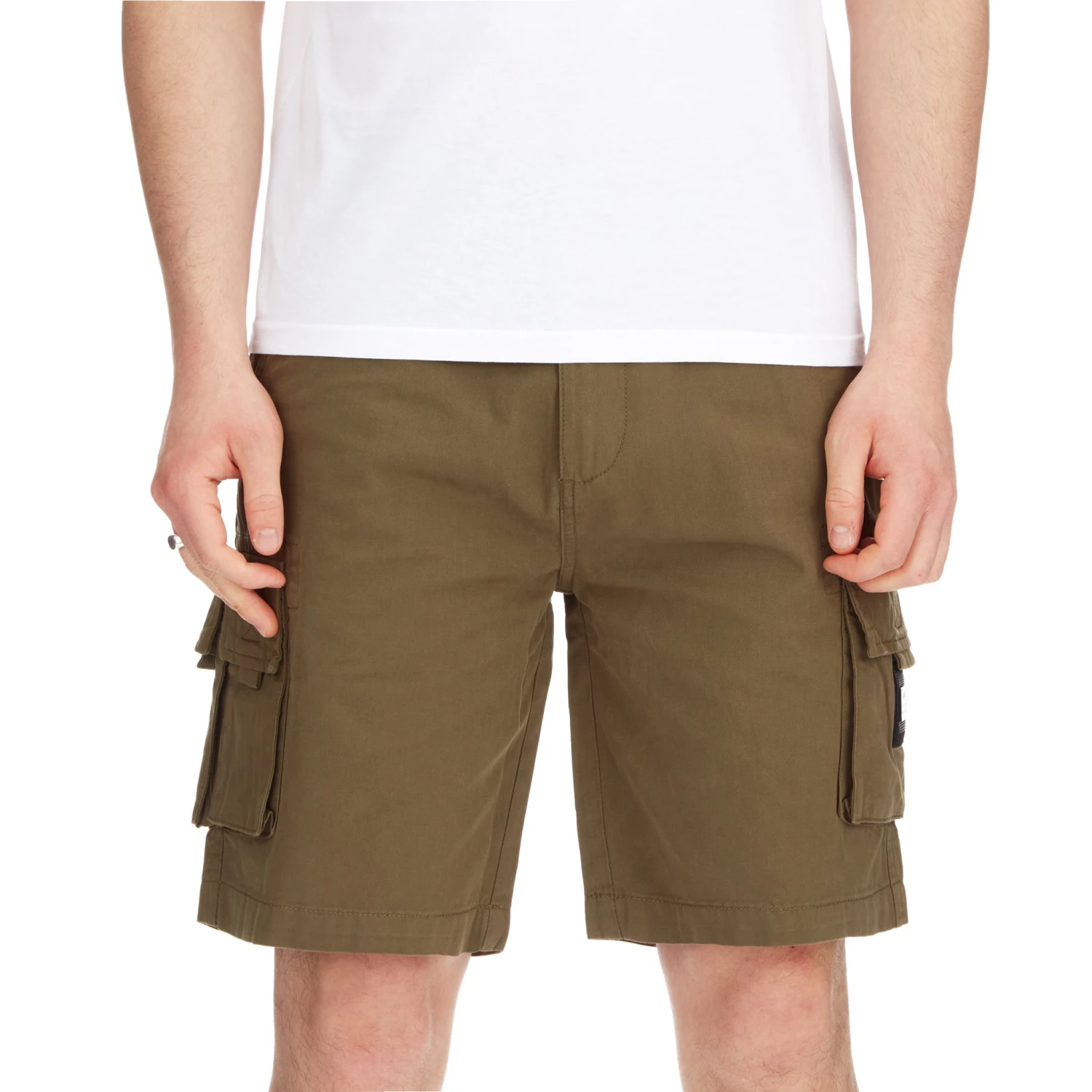 Weekend Offender Mascia Cargo Shorts Conifer 2 Weekend Offender Mascia Cargo Shorts Conifer - Image 2