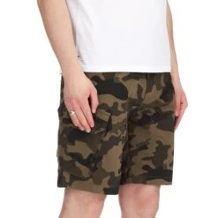 Weekend Offender New Jersey Cargo Shorts Camou 11 Weekend Offender New Jersey Cargo Shorts Camou -Clothing Shop SS21 STSS21 14 NEW JERSEY CAMOU MODEL ANGLE 2