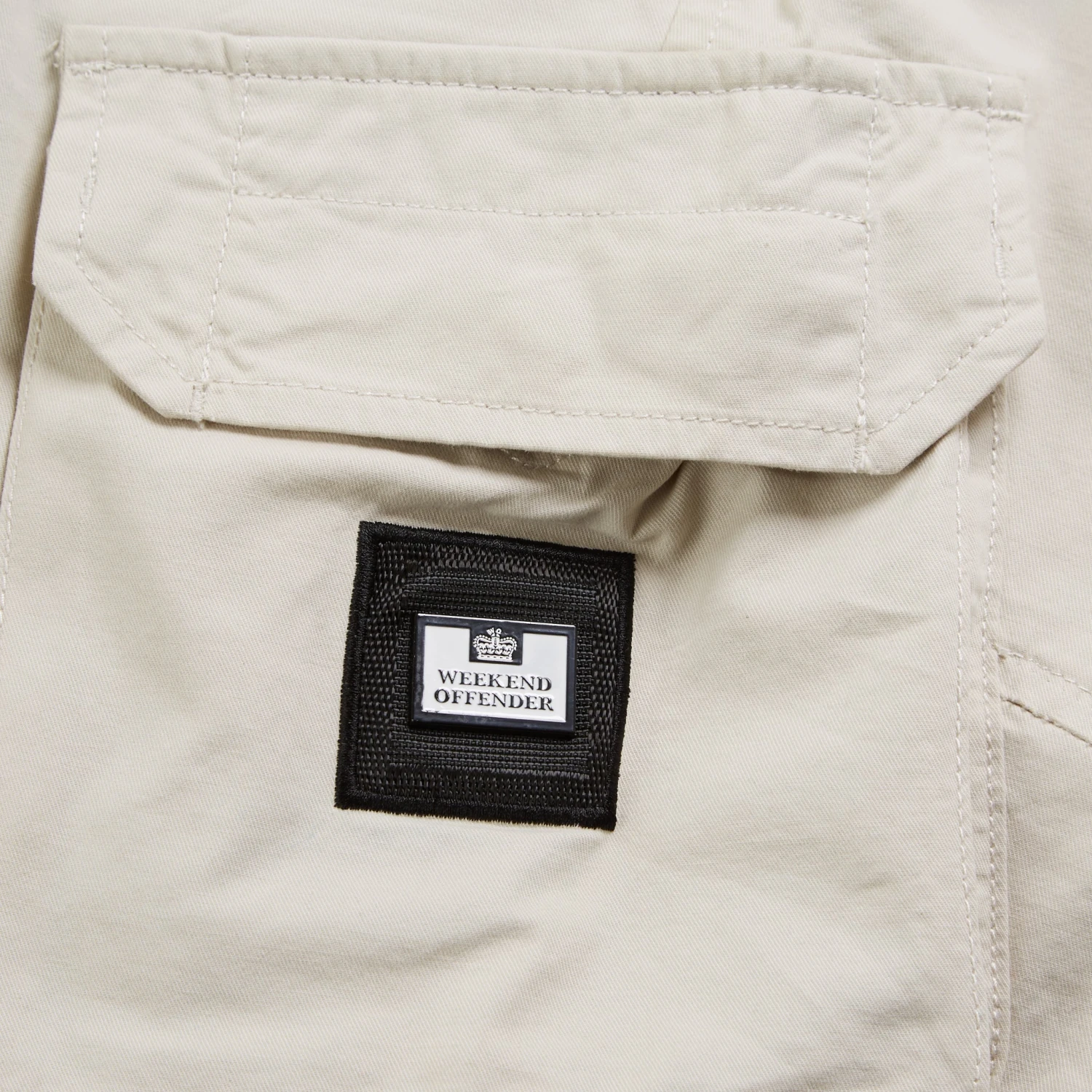 Weekend Offender New Jersey Cargo Shorts Plaster 8 Weekend Offender New Jersey Cargo Shorts Plaster - Image 8