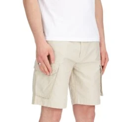 Weekend Offender New Jersey Cargo Shorts Plaster 11 Weekend Offender New Jersey Cargo Shorts Plaster -Clothing Shop SS21 STSS21 14 NEW JERSEY PLASTER MODEL ANGLE 2