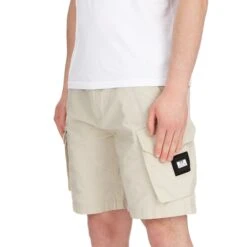 Weekend Offender New Jersey Cargo Shorts Plaster 12 Weekend Offender New Jersey Cargo Shorts Plaster -Clothing Shop SS21 STSS21 14 NEW JERSEY PLASTER MODEL ANGLE