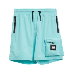Weekend Offender Sunrise Hills Ripstop Shorts Aqua