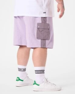 Weekend Offender Pink Sands Jogger Shorts Wisteria - Plus Size 9 Weekend Offender Pink Sands Jogger Shorts Wisteria - Plus Size -Clothing Shop ST PINK SANDS WISTERIA5346