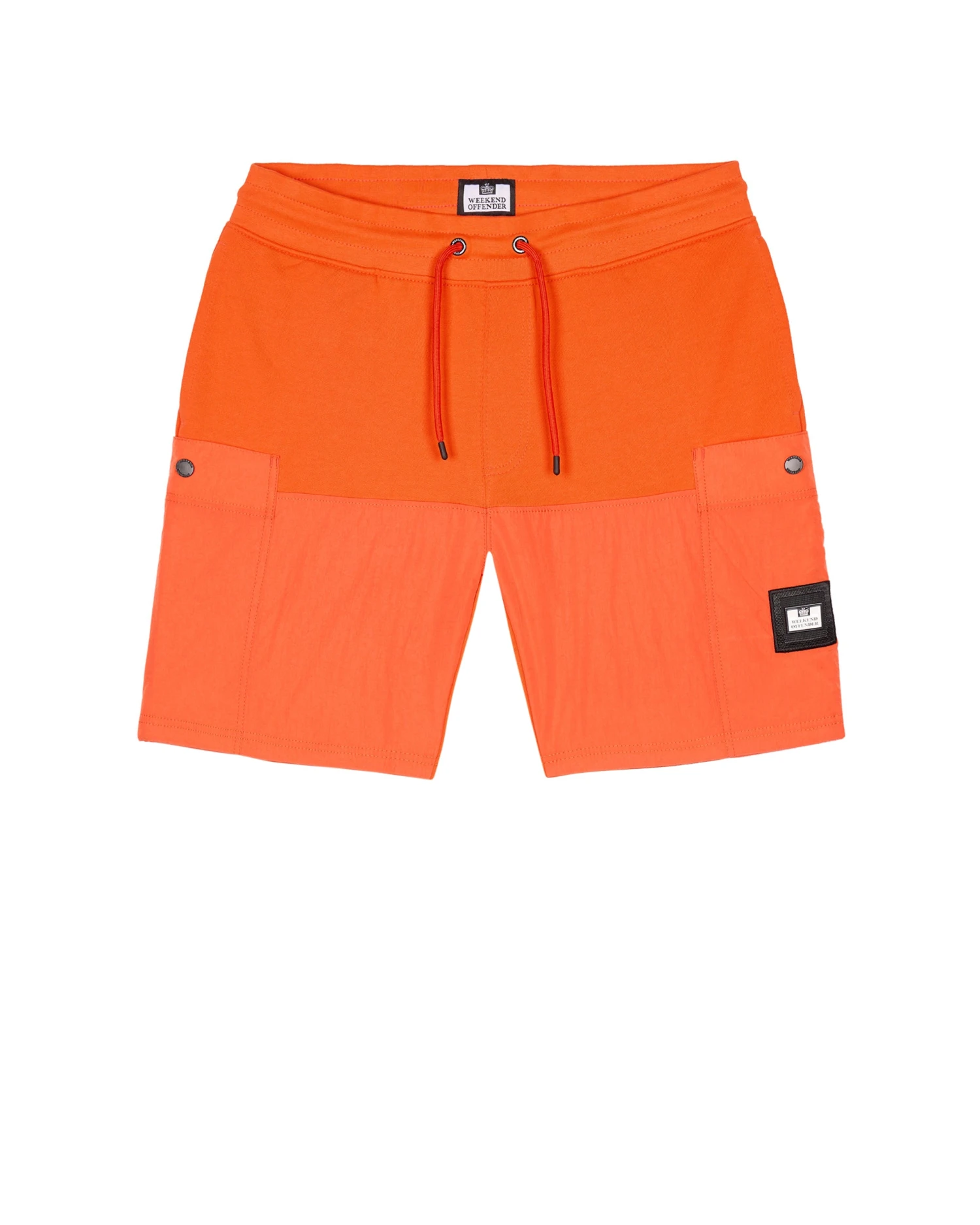 Weekend Offender Azeez Pocket Shorts Orange Fizz