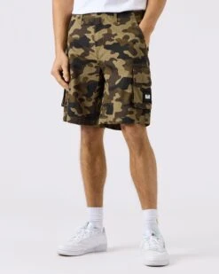 Weekend Offender Mascia Cargo Shorts Camou -Clothing Shop STSS23 MASCIA CAMO 4146
