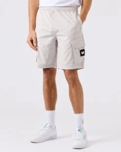 Weekend Offender Bavaro Cargo Shorts Dove Grey -Clothing Shop STSS2302 BAVARO DOVE GREY 3760