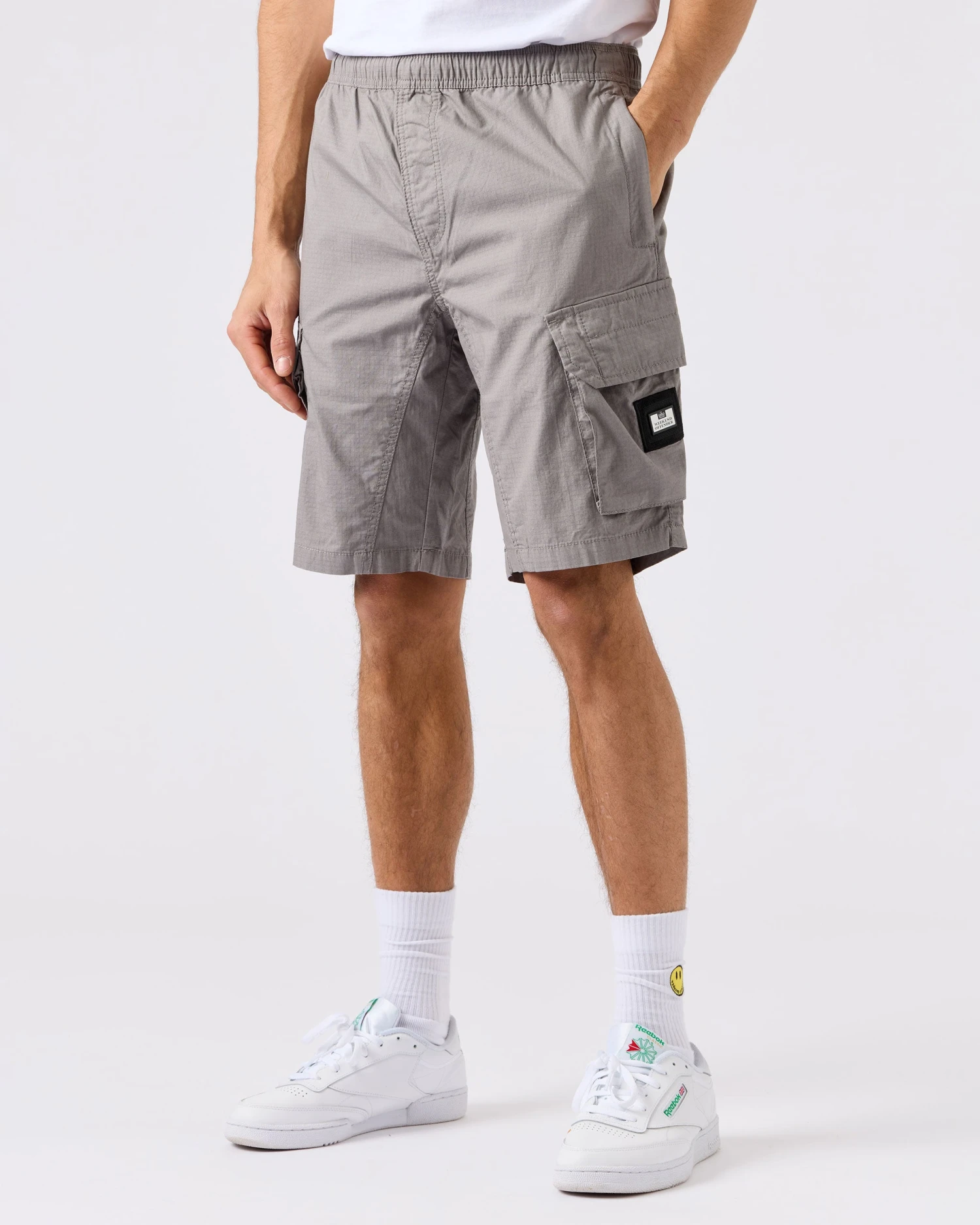 Weekend Offender Bavaro Cargo Shorts Smoke 2 Weekend Offender Bavaro Cargo Shorts Smoke - Image 2