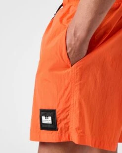 Weekend Offender Stacks Swim Shorts Orange Fizz -Clothing Shop STSS2310 STACKS ORANGE FIZZ 3342WO