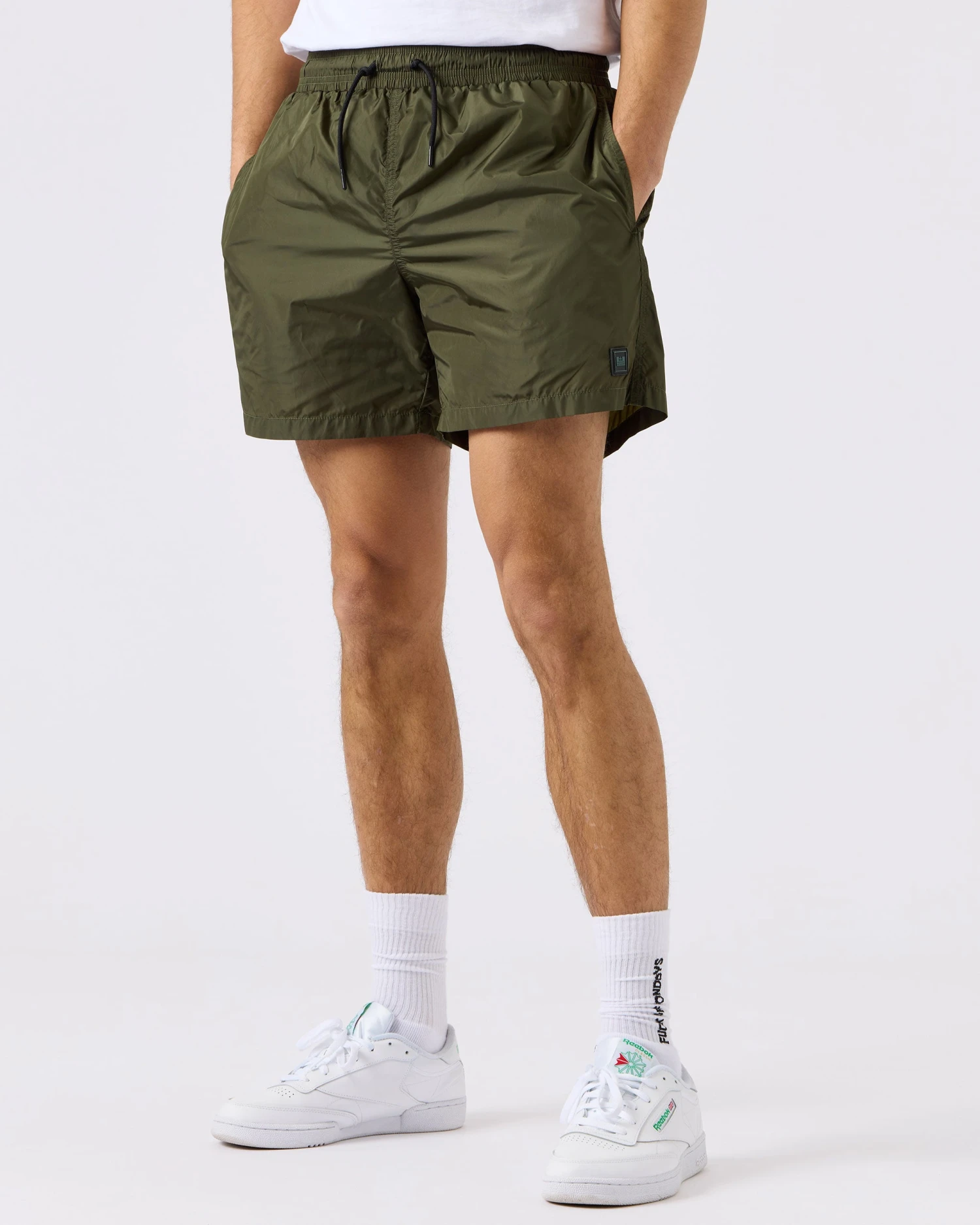 Weekend Offender Charlo Swim Shorts Dark Green 3 Weekend Offender Charlo Swim Shorts Dark Green - Image 3