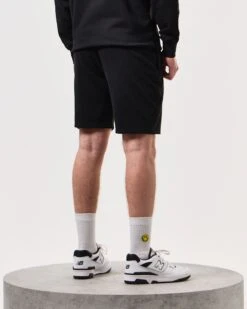 Weekend Offender Hawkins Jogger Shorts Black 10 Weekend Offender Hawkins Jogger Shorts Black -Clothing Shop STSS2401 HAWKINS BLACK 6349 MODEL