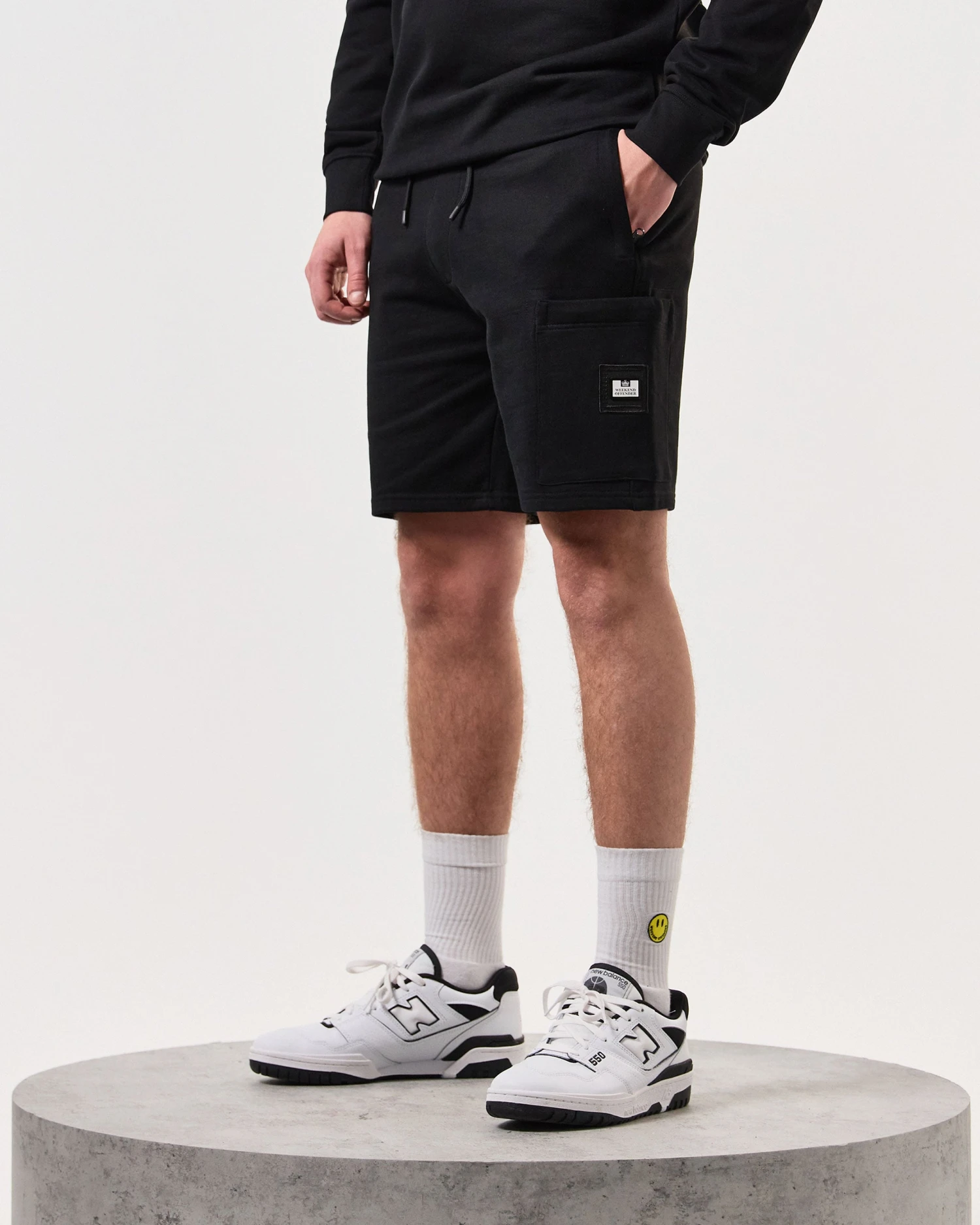 Weekend Offender Hawkins Jogger Shorts Black 3 Weekend Offender Hawkins Jogger Shorts Black - Image 3