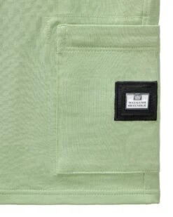 Weekend Offender Hawkins Jogger Shorts Pale Moss Green -Clothing Shop STSS2401 HAWKINS PALE MOSS 9442
