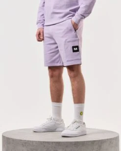 Weekend Offender Hawkins Jogger Shorts Periwinkle 9 Weekend Offender Hawkins Jogger Shorts Periwinkle -Clothing Shop STSS2401 HAWKINS PERIWINKLE 6029 MODEL