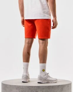 Weekend Offender Hawkins Jogger Shorts Pure Orange -Clothing Shop STSS2401 HAWKINS PURE ORANGE 4810 MODEL