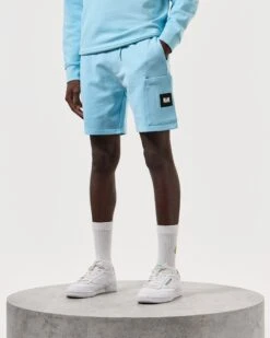 Weekend Offender Hawkins Jogger Shorts Saltwater Blue 9 Weekend Offender Hawkins Jogger Shorts Saltwater Blue -Clothing Shop STSS2401 HAWKINS SALTWATER 6648
