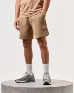 Weekend Offender Mytros Shorts Cognac Brown/Pure Orange -Clothing Shop STSS2402 MYTROS COGNAC 4942 MODEL