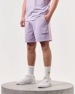 Weekend Offender Mytros Shorts Periwinkle/Bright Navy -Clothing Shop STSS2402 MYTROS PERIWINKLE 6039 MODEL
