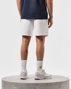 Weekend Offender Mytros Shorts White/Saltwater Blue -Clothing Shop STSS2402 MYTROS WHITE 4863 MODEL