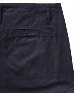 Weekend Offender Mascia Cargo Shorts Navy -Clothing Shop STSS2404 MASCIA NAVY 10513WO