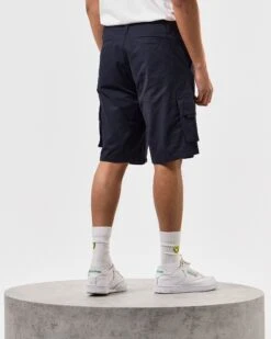 Weekend Offender Mascia Cargo Shorts Navy -Clothing Shop STSS2404 MASCIA NAVY 3864 MODEL