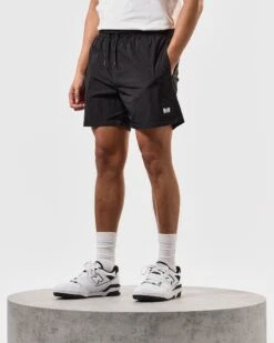 Weekend Offender Stacks Swim Shorts Black -Clothing Shop STSS2405 STACKS BLACK 3844 MODEL
