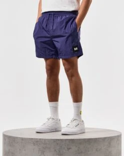Weekend Offender Stacks Swim Shorts Bright Navy -Clothing Shop STSS2405 STACKS BRIGHT NAVY 4293 MODEL