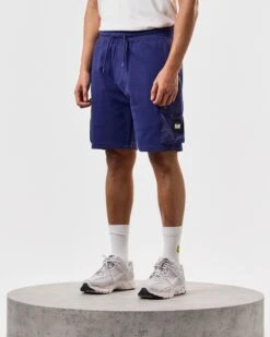 Weekend Offender Pink Sands Jogger Shorts Bright Navy -Clothing Shop STSS2406 PINK SANDS BRIGHT NAVY 4357 MODEL