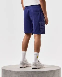 Weekend Offender Pink Sands Jogger Shorts Bright Navy -Clothing Shop STSS2406 PINK SANDS BRIGHT NAVY 4360 MODEL