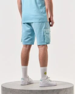 Weekend Offender Pink Sands Jogger Shorts Saltwater Blue -Clothing Shop STSS2406 PINK SANDS SALTWATER 6099 MODEL