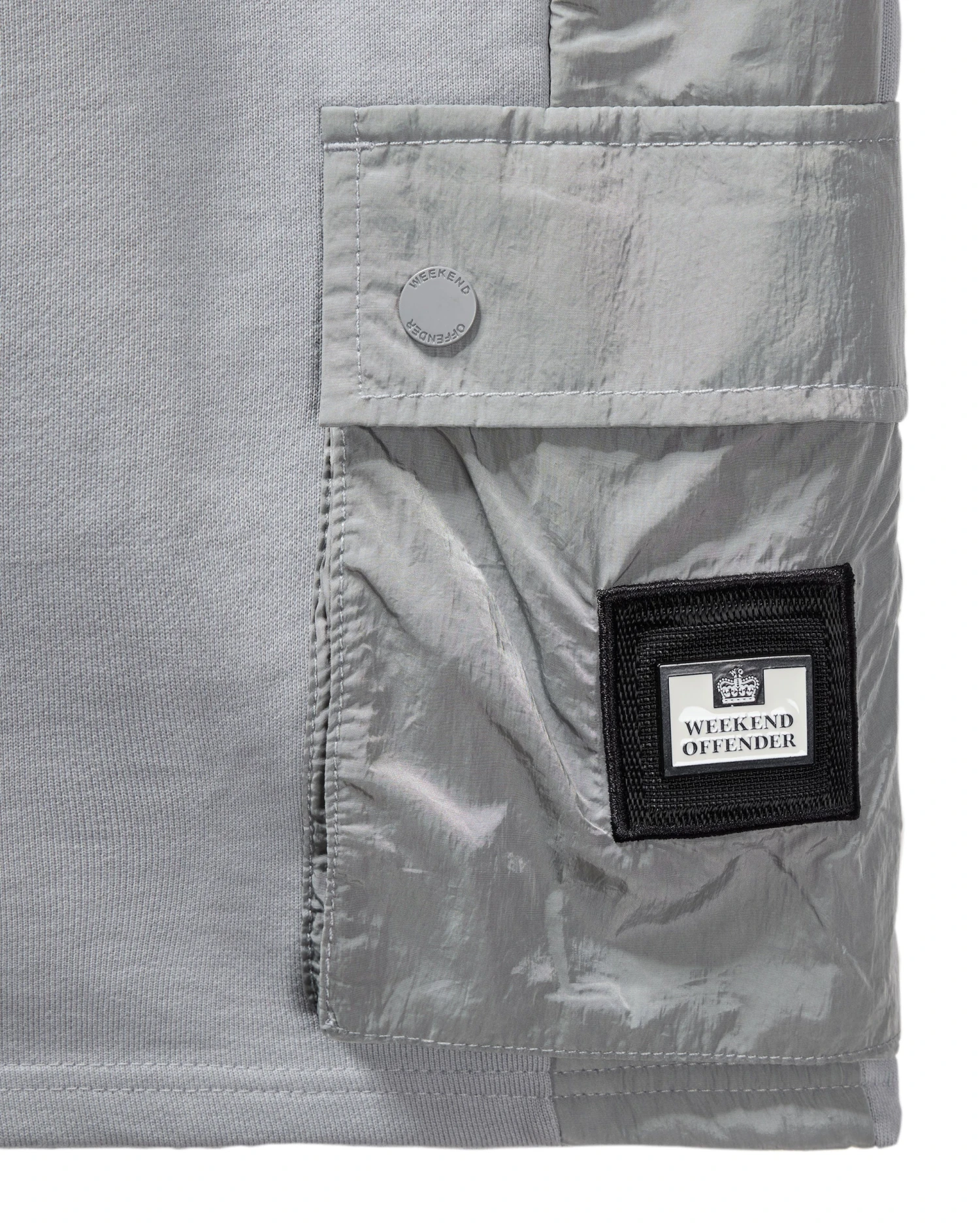 Weekend Offender Pink Sands Jogger Shorts Smokey Grey 6 Weekend Offender Pink Sands Jogger Shorts Smokey Grey - Image 6