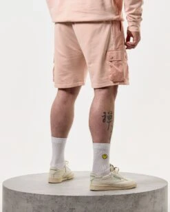 Weekend Offender Pink Sands Jogger Shorts Nectar Pink - Plus Size -Clothing Shop STSS2406X PINK SANDS NECTAR 8021 PLUS