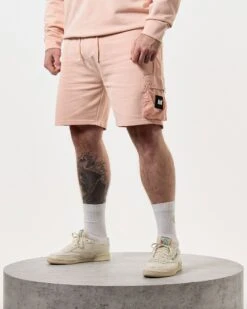 Weekend Offender Pink Sands Jogger Shorts Nectar Pink - Plus Size -Clothing Shop STSS2406X PINK SANDS NECTAR 8023 PLUS