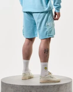 Weekend Offender Pink Sands Jogger Shorts Saltwater Blue - Plus Size -Clothing Shop STSS2406X PINK SANDS SALTWATER 8030 PLUS