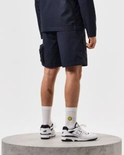 Weekend Offender Sunrise Hills Ripstop Shorts Navy -Clothing Shop STSS2407 SUNRISE HILLS NAVY 5420 MODEL