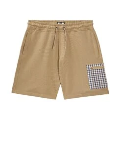 Weekend Offender Lerena Jogger Shorts Cognac Brown