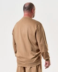 Weekend Offender Vega Sweatshirt Cognac Brown - Plus Size -Clothing Shop STSS2409X LERENA COGNAC 8063 PLUS