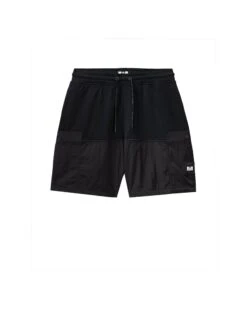 Weekend Offender Kids Azeez Parachute Pocket Shorts Black