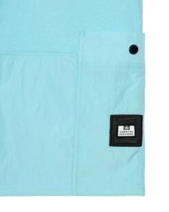 Weekend Offender Azeez Parachute Pocket Shorts Saltwater Blue -Clothing Shop STSS2420 AZEEZ SALTWATER 0332