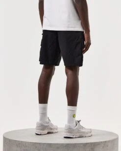 Weekend Offender Scopello Cargo Shorts Black -Clothing Shop STSS2425 SCOPELLO BLACK 6950