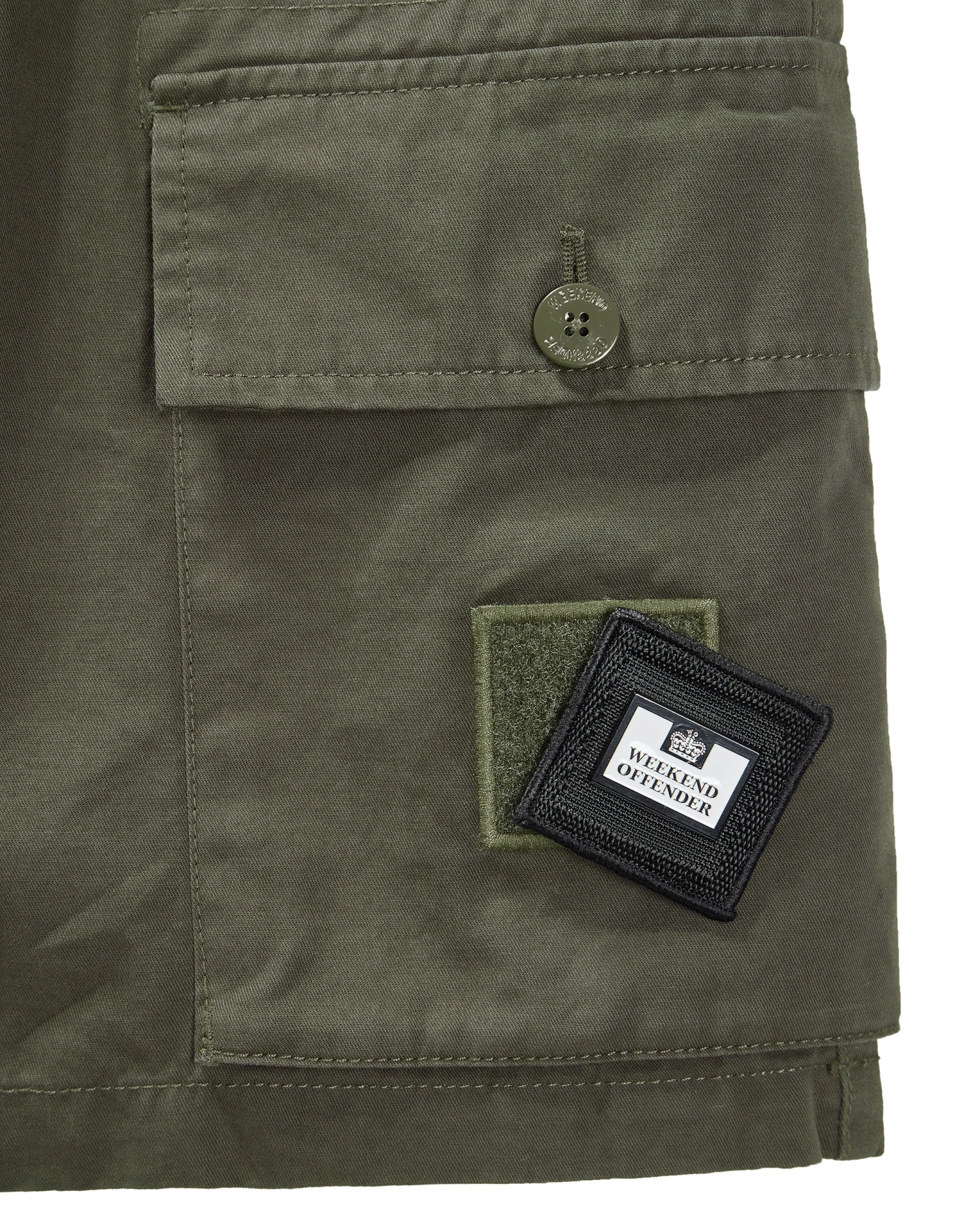 Weekend Offender Scopello Cargo Shorts Castle Green 6 Weekend Offender Scopello Cargo Shorts Castle Green - Image 6