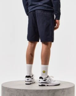 Weekend Offender Scopello Cargo Shorts Navy -Clothing Shop STSS2425 SCOPELLO NAVY 5438 MODEL