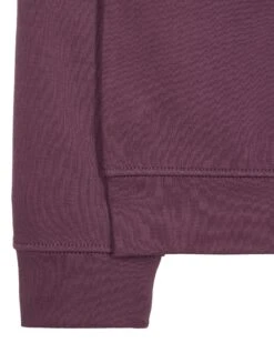 Weekend Offender Kraviz Quarter Zip Sweatshirt Deep Plum -Clothing Shop SWAW13 14 KRAVIZ DEEP PLUM 3052 NO QR