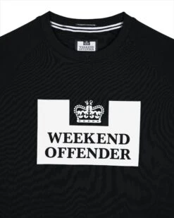 Weekend Offender Kids Penitentiary Classic Sweatshirt Black -Clothing Shop SWAW22 07 PENITENTIARY BLACK 1412