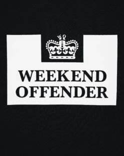 Weekend Offender Kids Penitentiary Classic Sweatshirt Black -Clothing Shop SWAW22 07 PENITENTIARY BLACK 1413