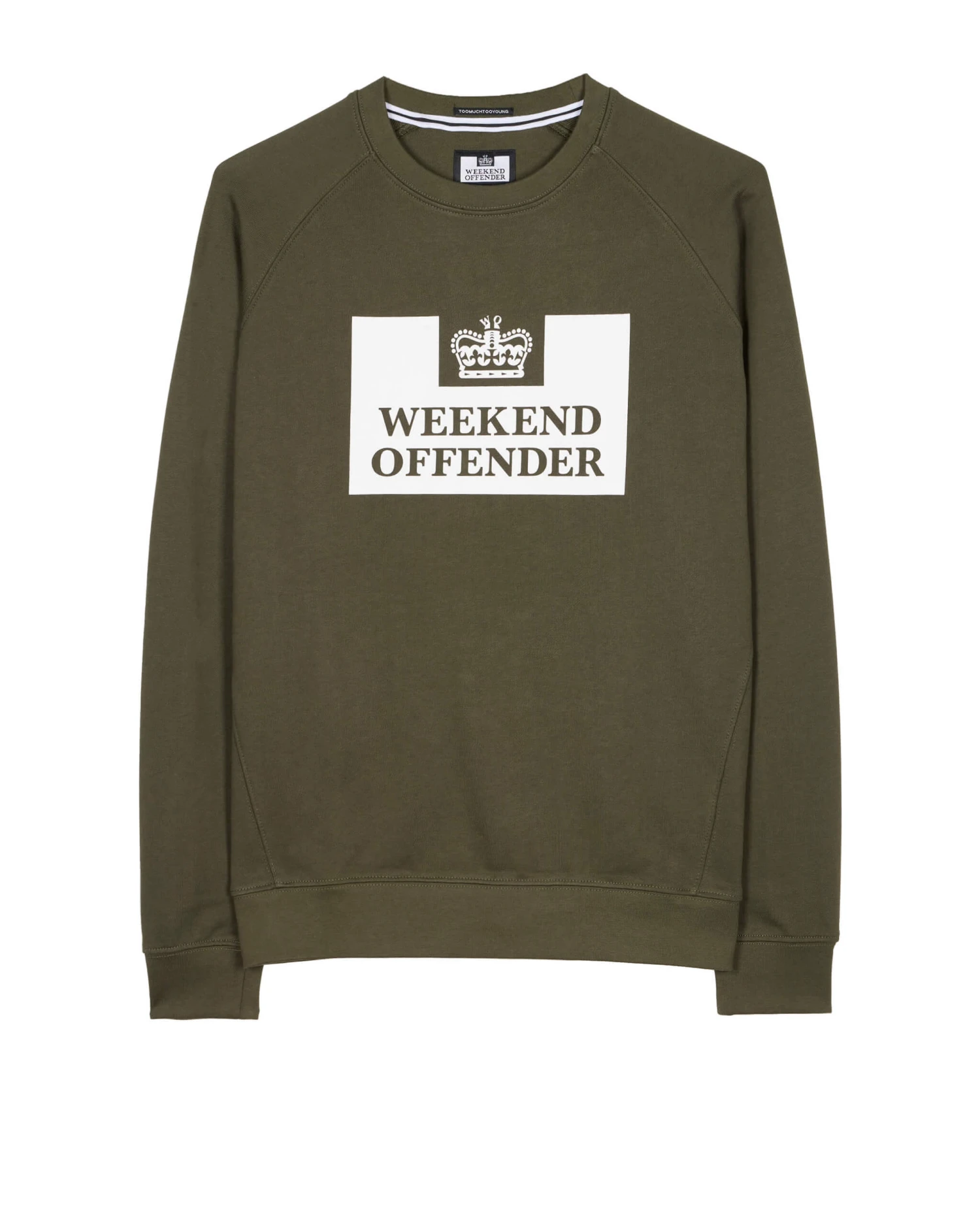 Weekend Offender Penitentiary Classic Sweatshirt Dark Green - Plus Size 1 Weekend Offender Penitentiary Classic Sweatshirt Dark Green - Plus Size