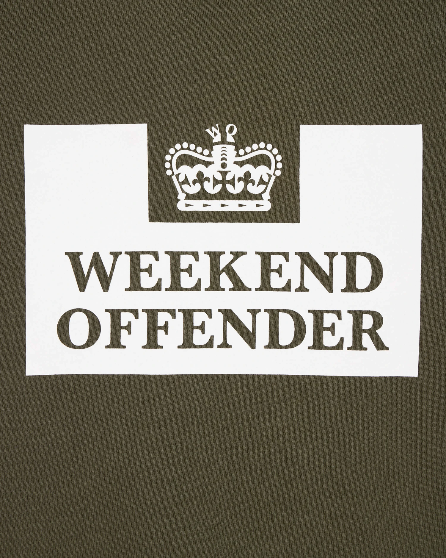 Weekend Offender Penitentiary Classic Sweatshirt Dark Green - Plus Size 6 Weekend Offender Penitentiary Classic Sweatshirt Dark Green - Plus Size - Image 6