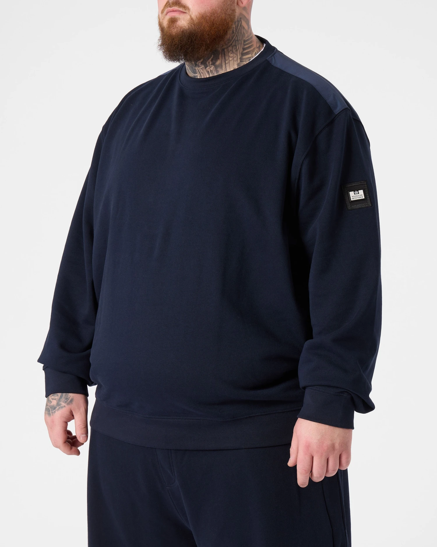 Weekend Offender F Bomb Sweatshirt Navy - Plus Size 3 Weekend Offender F Bomb Sweatshirt Navy - Plus Size - Image 3