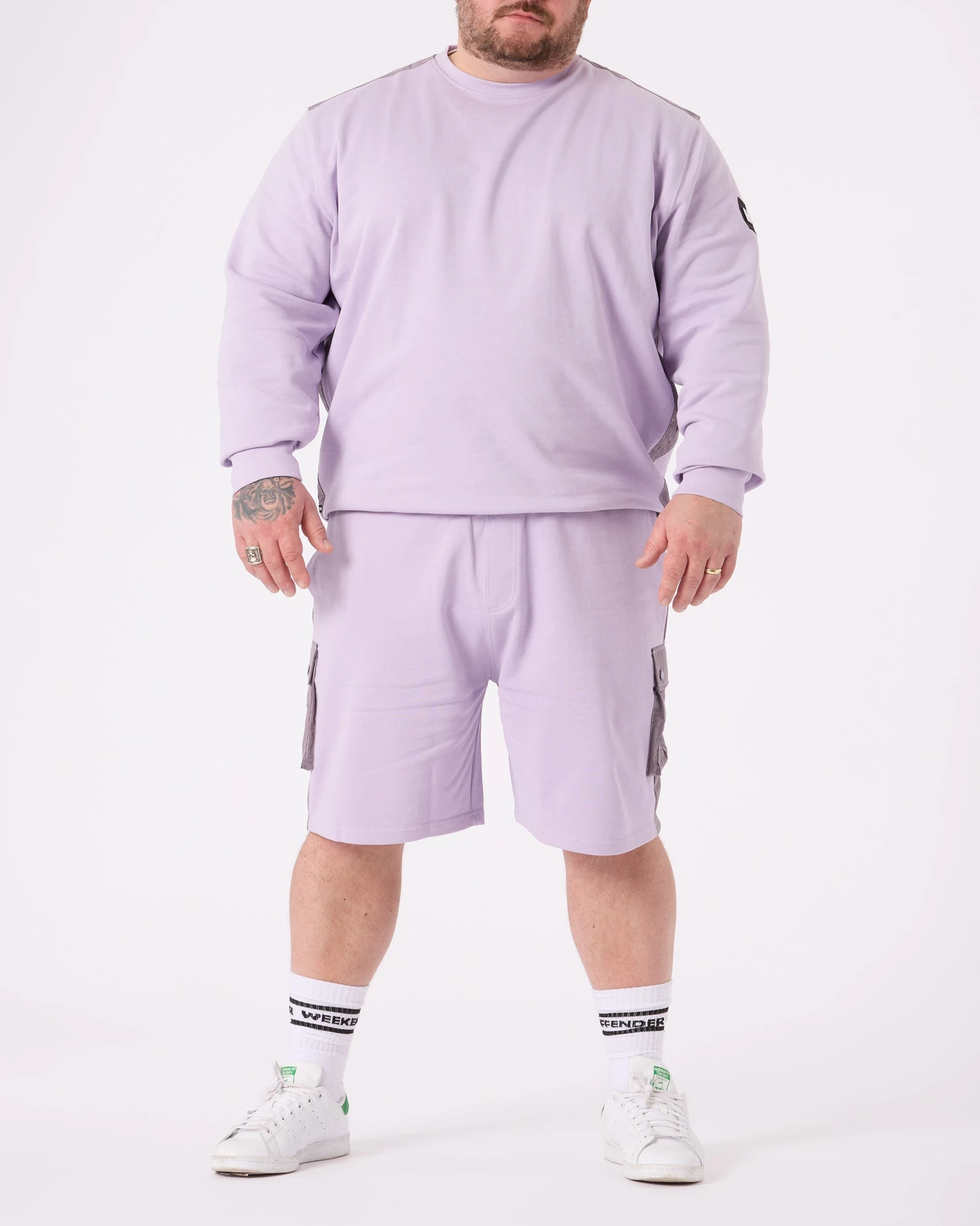 Weekend Offender Pink Sands Jogger Shorts Wisteria - Plus Size 4 Weekend Offender Pink Sands Jogger Shorts Wisteria - Plus Size - Image 4