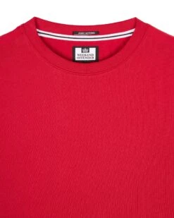 Weekend Offender F Bomb Sweatshirt Scarlet Red -Clothing Shop SWAW23 02 F BOMB SCARLET 2444